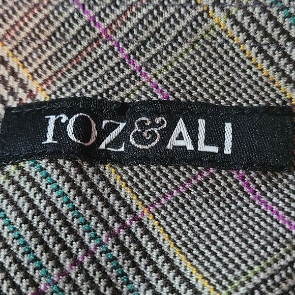 Roz & Ali‎ woman's multicolored striped dress pants - Picture 4 of 7